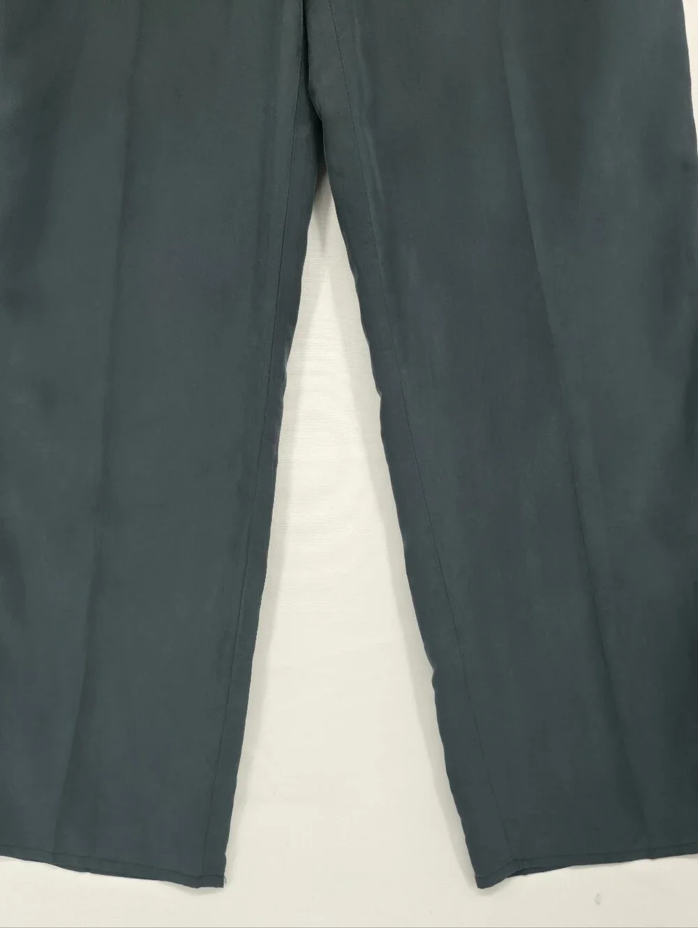 Jones New York Black Tencel Pull On Straight Leg Pants Medium Minimalist